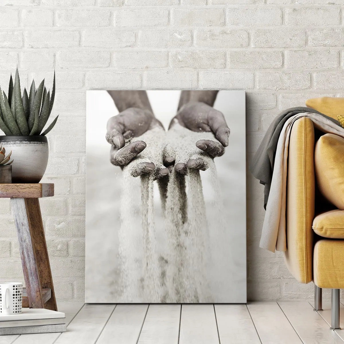 Impression sur toile - Image sur toile - Avec ces mains… - 70x100 cm