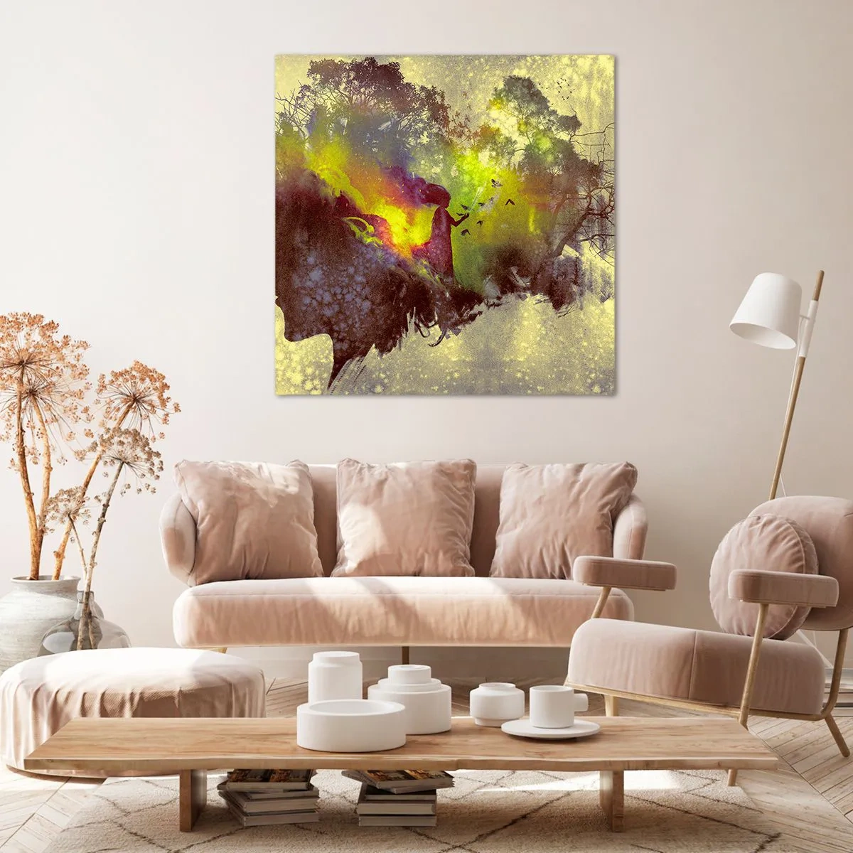 Impression sur toile - Image sur toile - Mère Nature - 30x30 cm