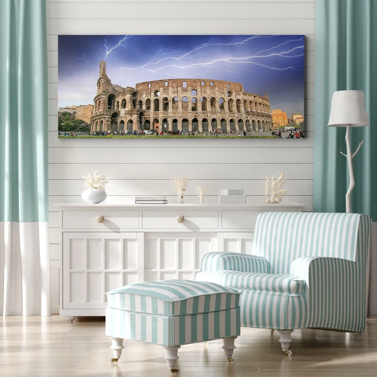 Impression sur toile - Image sur toile - Arène de combat - 90x30 cm