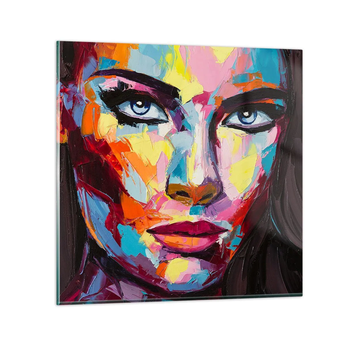 Impression sur verre - Image sur verre - L'âme aussi est colorée - 60x60 cm