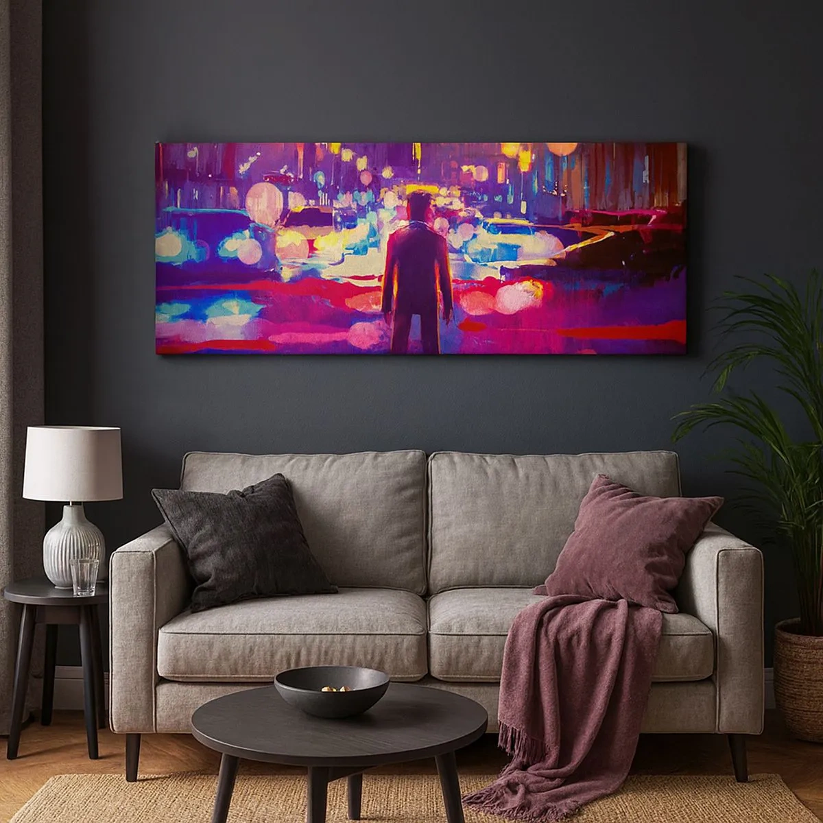 Impression sur toile - Image sur toile - Immergé dans la lumière - 100x40 cm