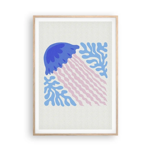 Affiche dans un chêne clair - Poster - Comme d'un autre monde - 70x100 cm