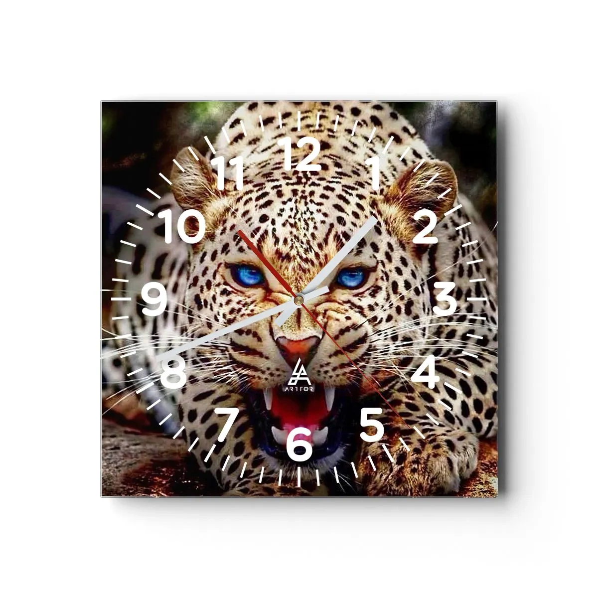 Horloge murale - Pendule murale - La colère de la beauté ne fait pas de mal - 30x30 cm