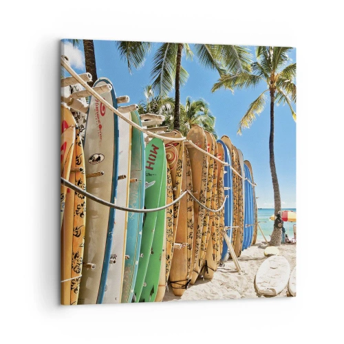 Impression sur toile - Image sur toile - Jeux ensoleillés - 50x50 cm