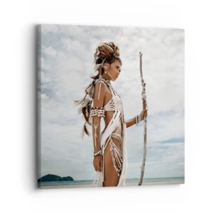 Impression sur toile - Image sur toile - Reine des tropiques - 30x30 cm