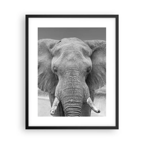 Affiche dans un cadre noir - Poster - Bienvenue dans mon monde - 40x50 cm