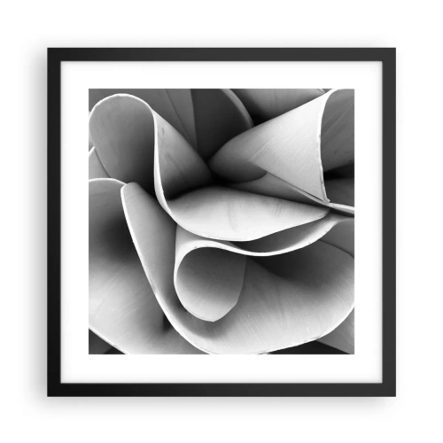 Affiche dans un cadre noir - Poster - Il s'en passe dans l'espace - 40x40 cm