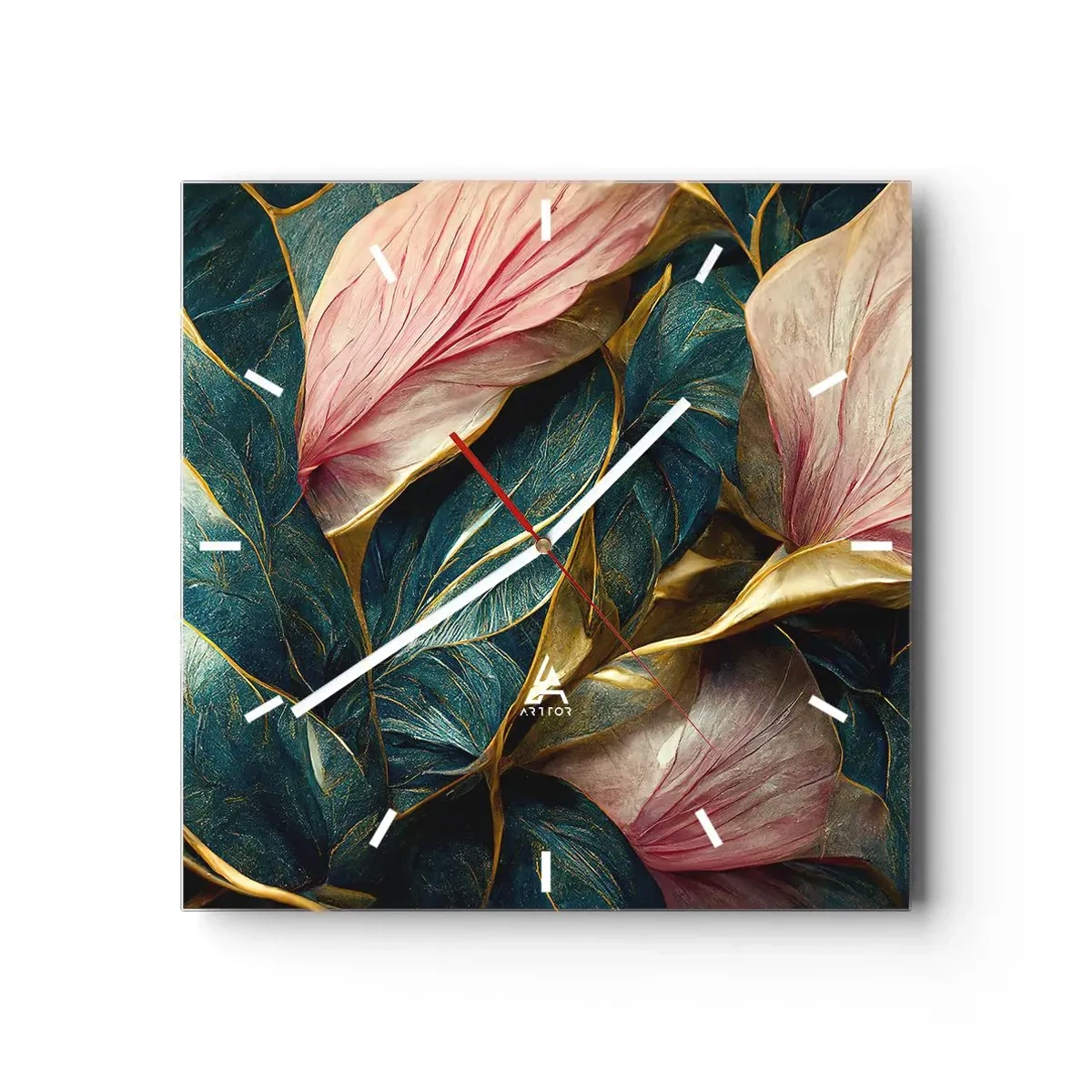 Horloge murale - Pendule murale - Élégance et style naturels - 40x40 cm