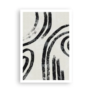 Affiche - Poster - À moitié arrêté - 70x100 cm