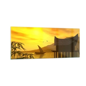 Impression sur verre - Image sur verre - La paix tant désirée - 100x40 cm