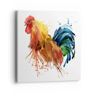 Impression sur toile - Image sur toile - Robe royale, fierté royale - 40x40 cm