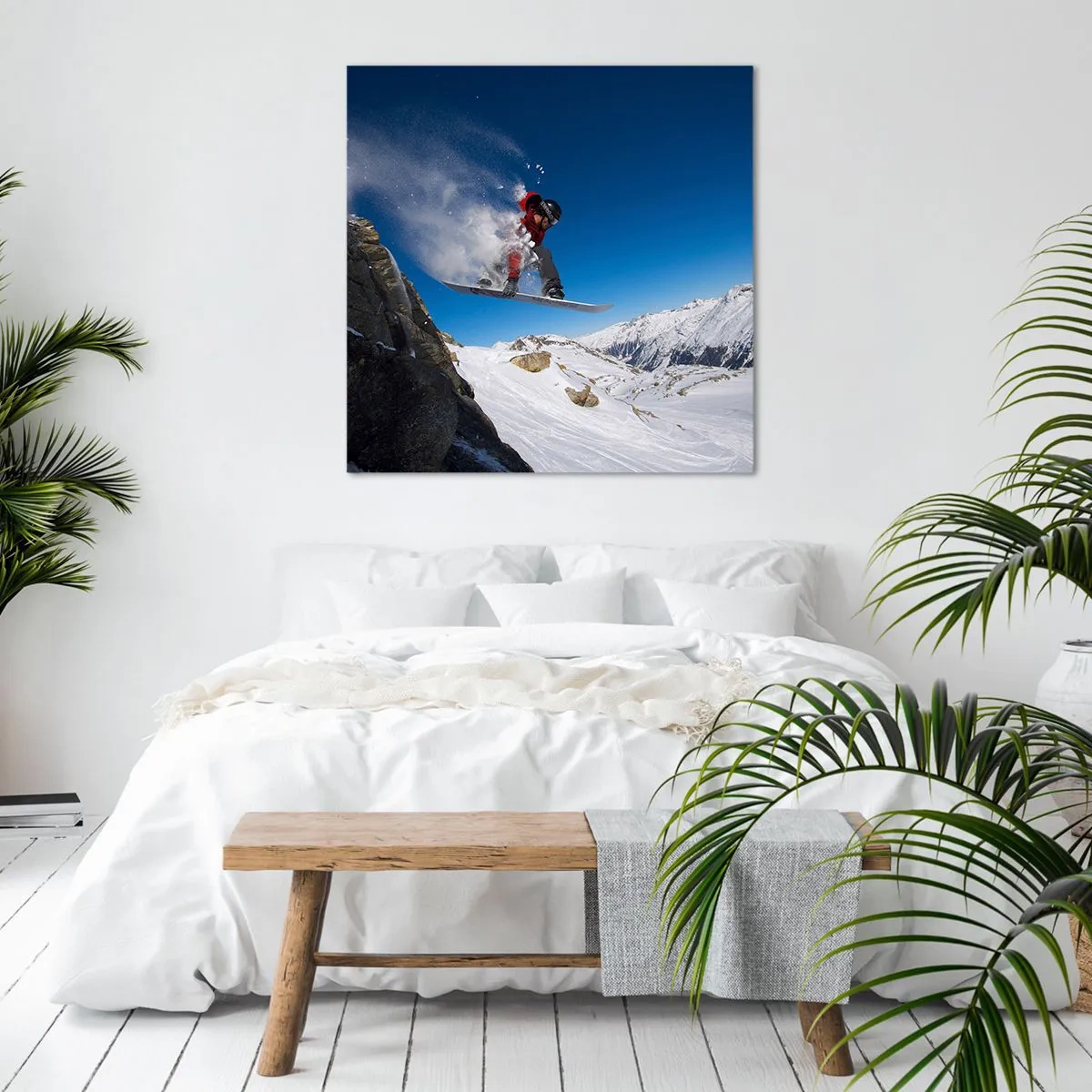 Impression sur toile - Image sur toile - Et tu es devenu une partie de l'espace - 70x70 cm