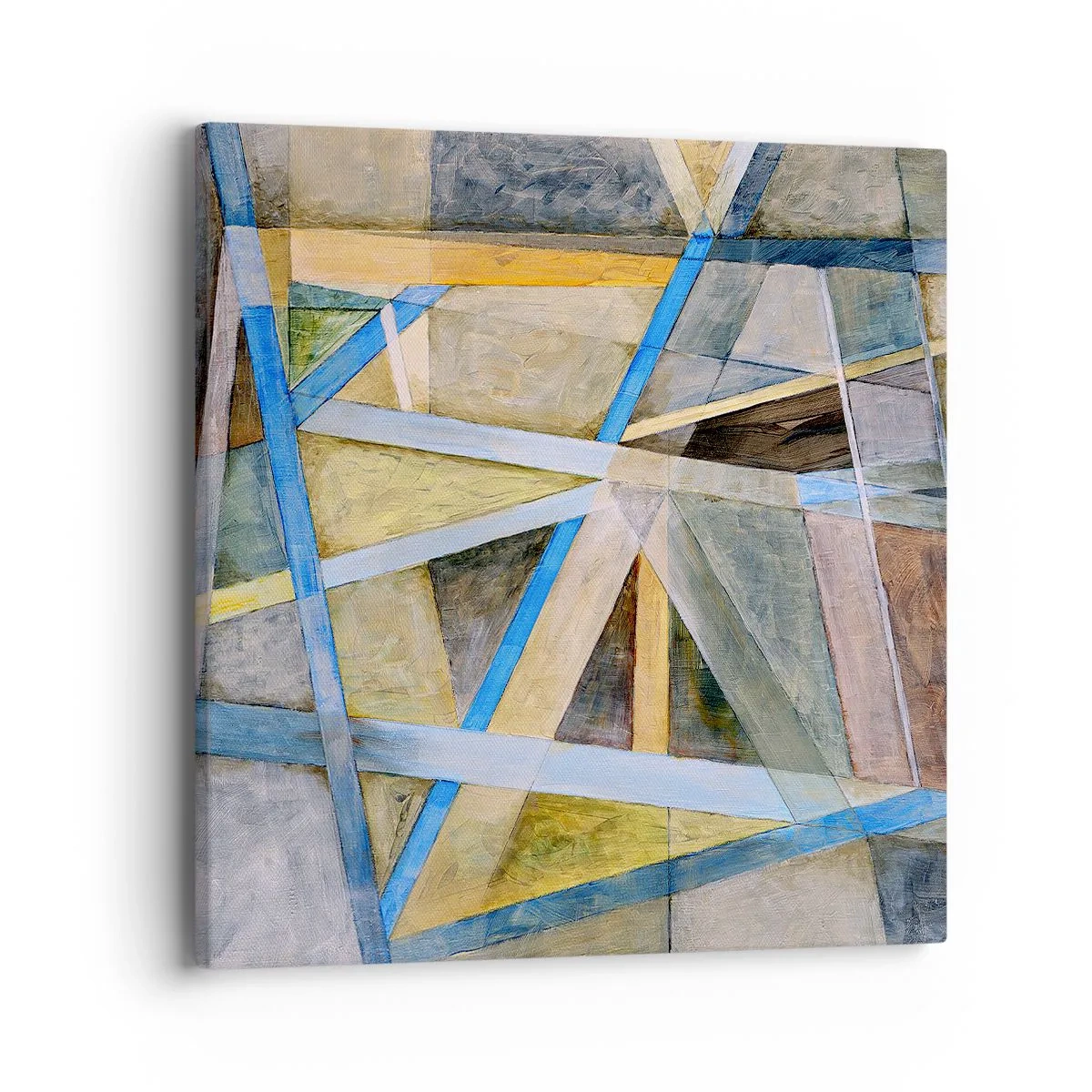 Impression sur toile - Image sur toile - Tout droit ou en diagonale ? - 40x40 cm