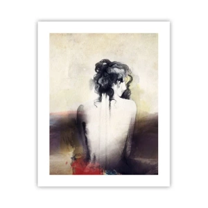 Affiche - Poster - Lignes lisses, formes ovales - 40x50 cm