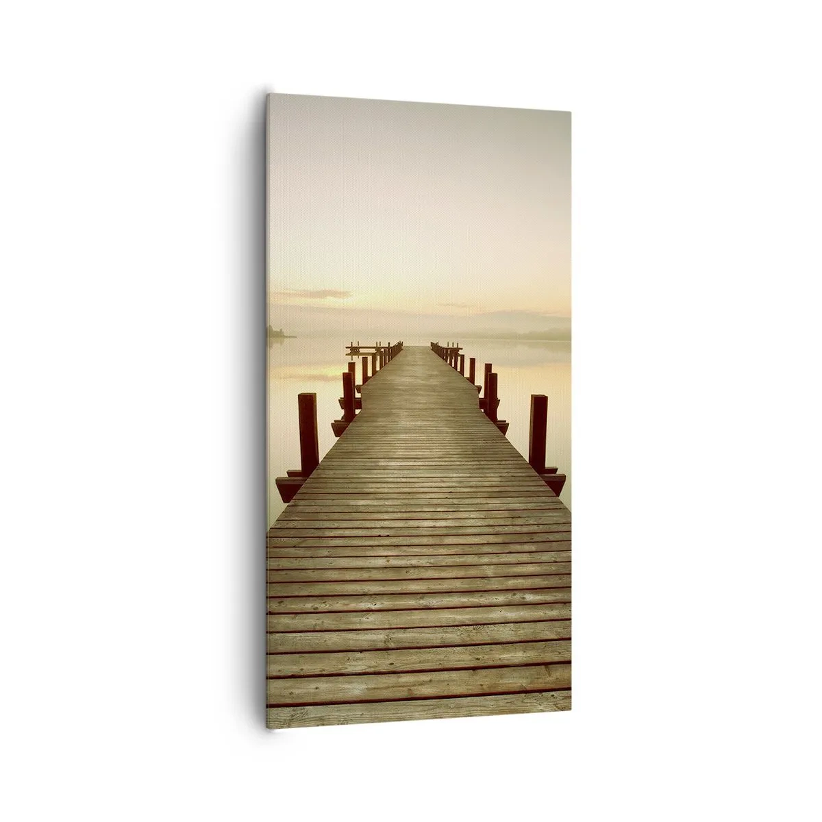 Impression sur toile - Image sur toile - L'aube, les premières lueurs, le jour - 65x120 cm