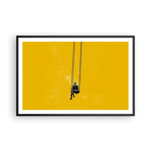 Affiche dans un cadre noir - Poster - Un jour comme tous les jours - 91x61 cm