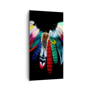 Impression sur toile - Image sur toile - Collier indien - 65x120 cm