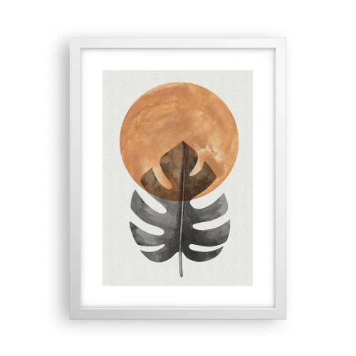 Affiche dans un cadre blanc - Poster - Toujours le soleil - 30x40 cm