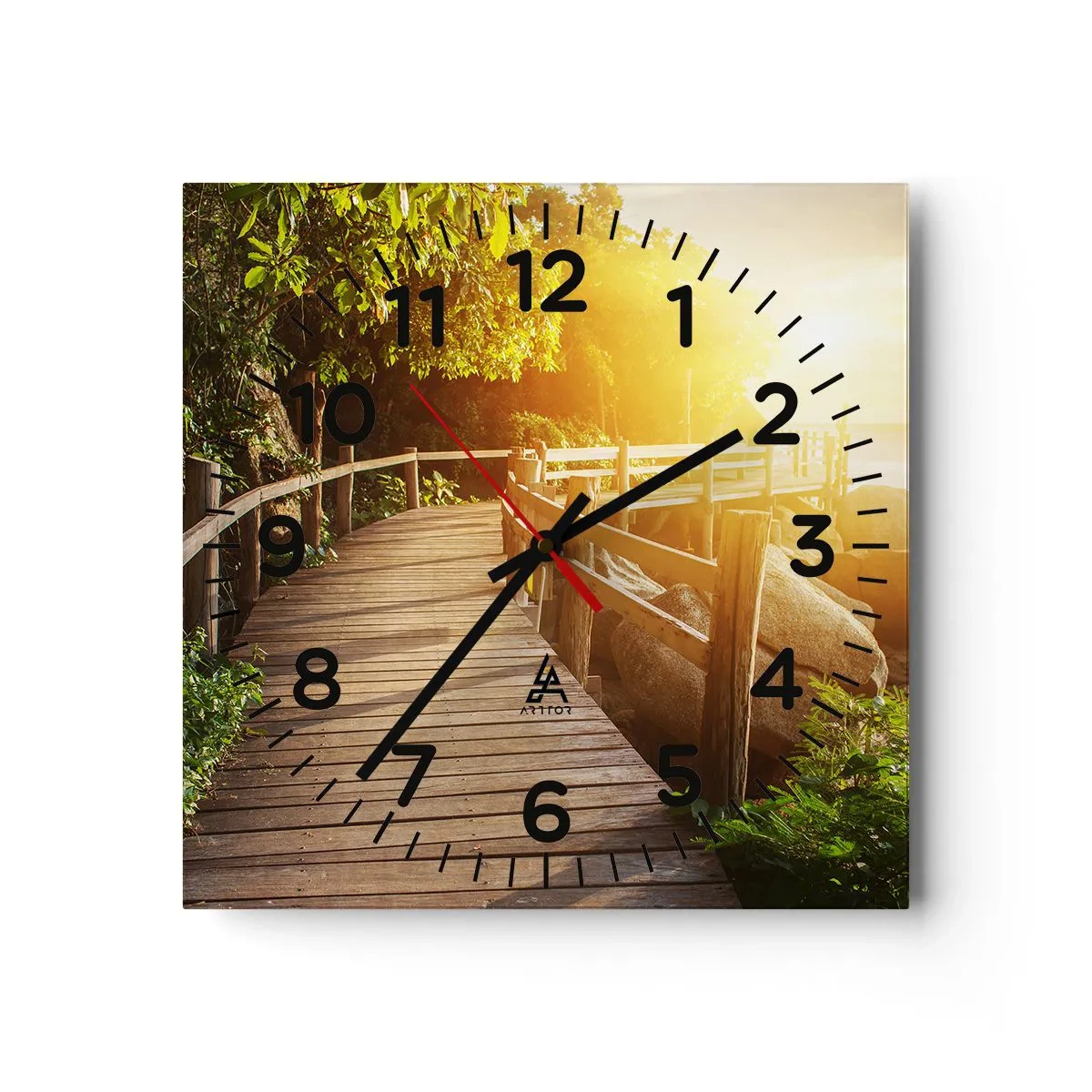 Horloge murale - Pendule murale - Un autre tour, un autre miracle - 30x30 cm