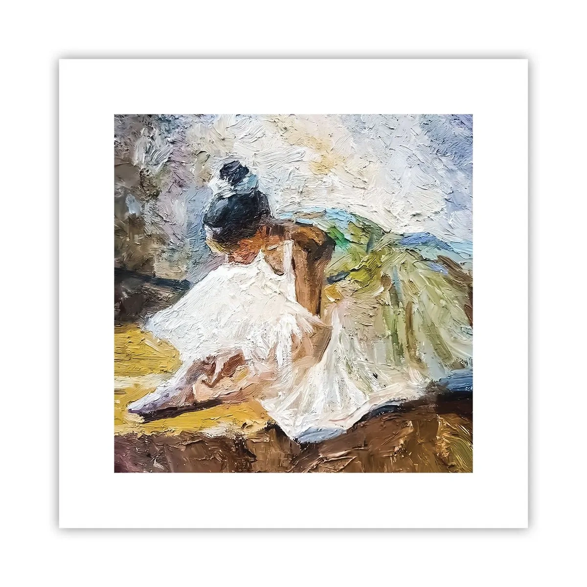 Affiche - Poster - D'après un tableau de Degas - 30x30 cm