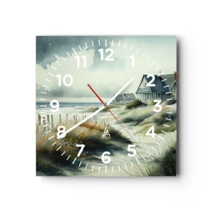 Horloge murale - Pendule murale - Loin de l'agitation - 30x30 cm