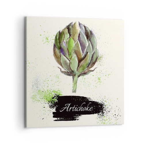 Impression sur toile - Image sur toile - Vive les légumes! - 60x60 cm