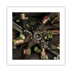 Affiche - Poster - Nous sommes ensemble - 40x40 cm