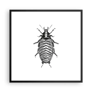 Affiche dans un cadre noir - Poster - Quel spécimen! - 60x60 cm