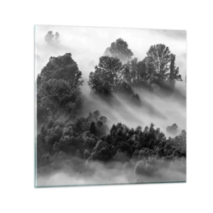 Impression sur verre - Image sur verre - Sortir de son sommeil - 30x30 cm