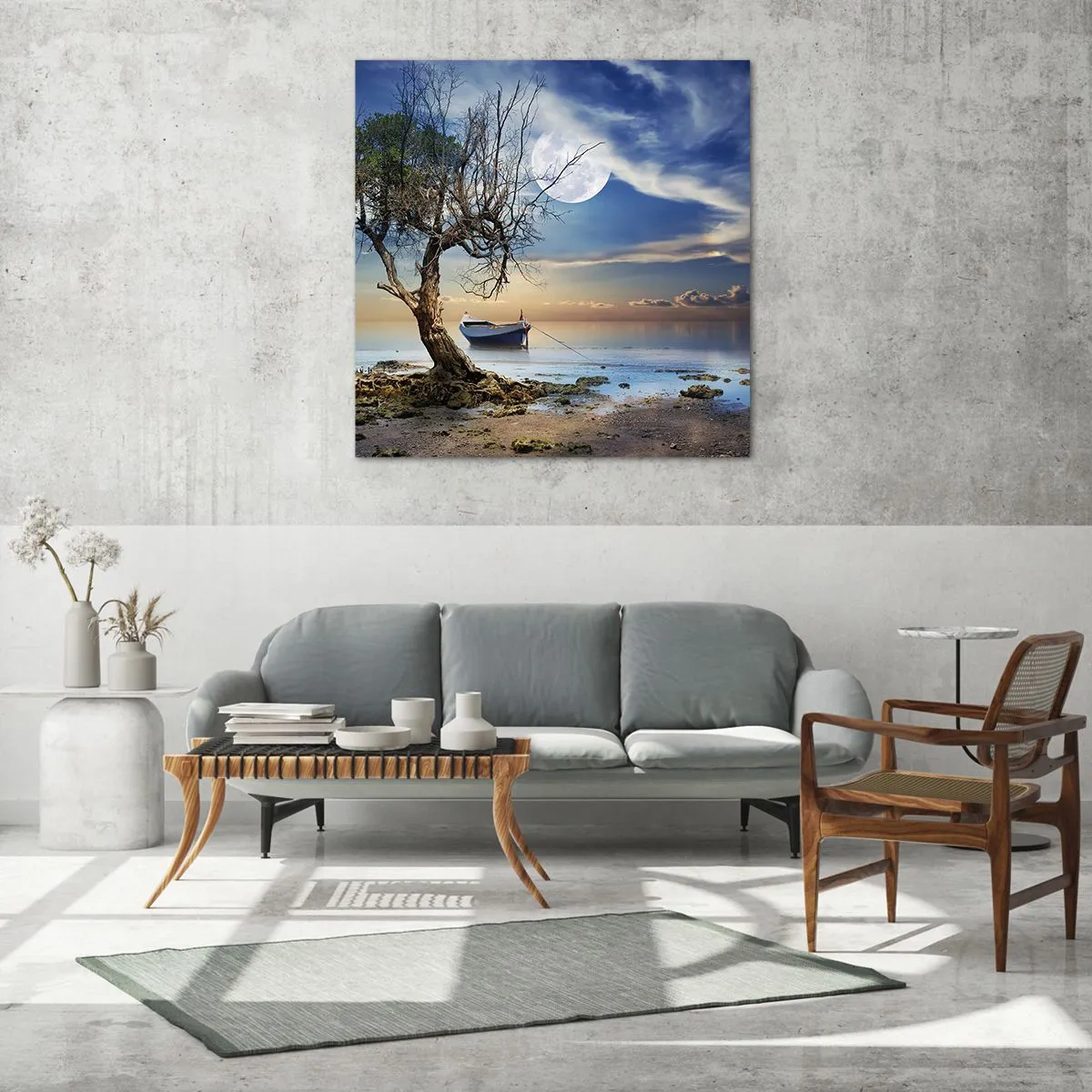 Impression sur verre - Image sur verre - Est-ce la fin ou le début ? - 50x50 cm