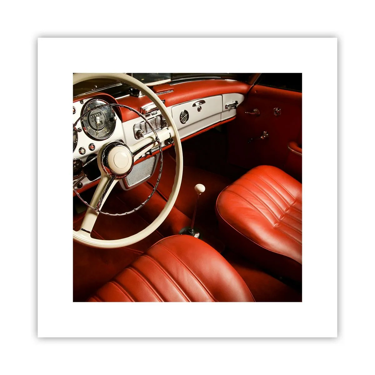 Affiche - Poster - Luxe de style vintage - 30x30 cm