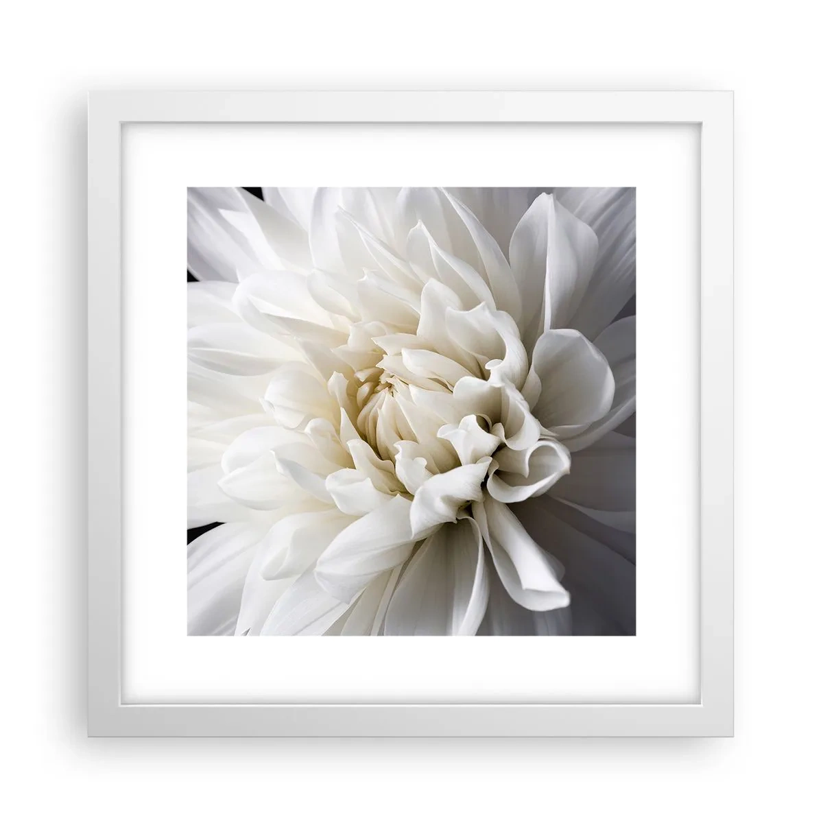 Affiche dans un cadre blanc - Poster - Le matin de la jeune mariéé - 30x30 cm