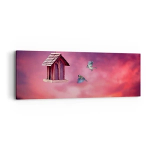 Impression sur toile - Image sur toile - Invitation à dîner - 90x30 cm