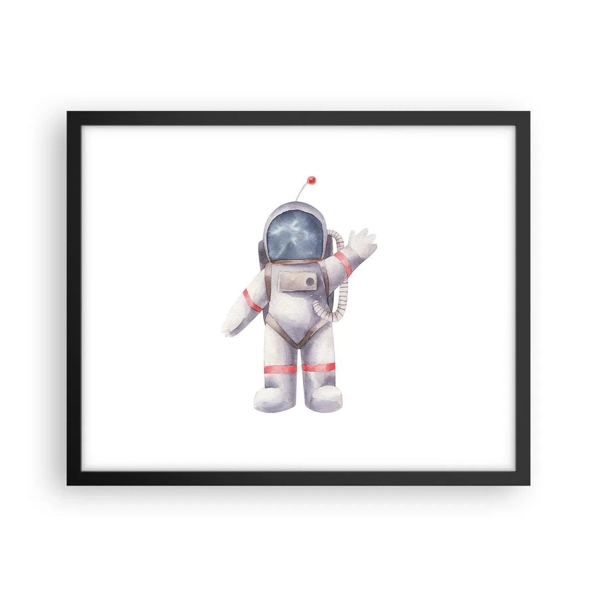 Affiche dans un cadre noir - Poster - C'est tout pour le moment! - 50x40 cm