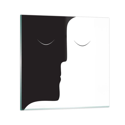 Impression sur verre - Image sur verre - Unité des contraires - 30x30 cm