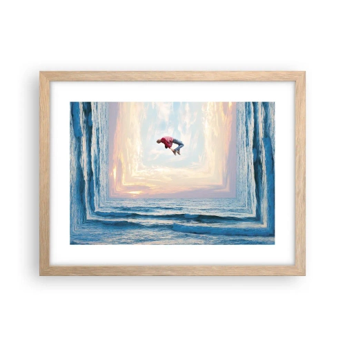 Affiche dans un chêne clair - Poster - Vers une autre dimension - 40x30 cm