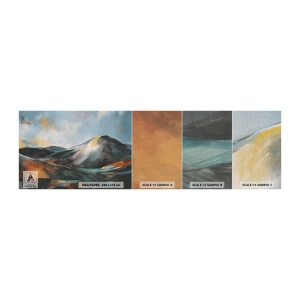 Échantillon de Papier Peint Premium Canvas - Brut et beau - Morceau, Montagnes, Paysage - 100x30 cm