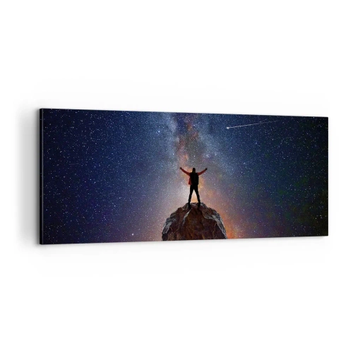 Impression sur toile - Image sur toile - Le force est avec moi! - 100x40 cm