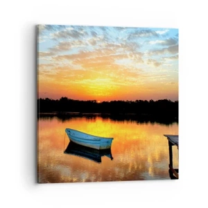 Impression sur toile - Image sur toile - Regardez, écoutez, méditez - 70x70 cm