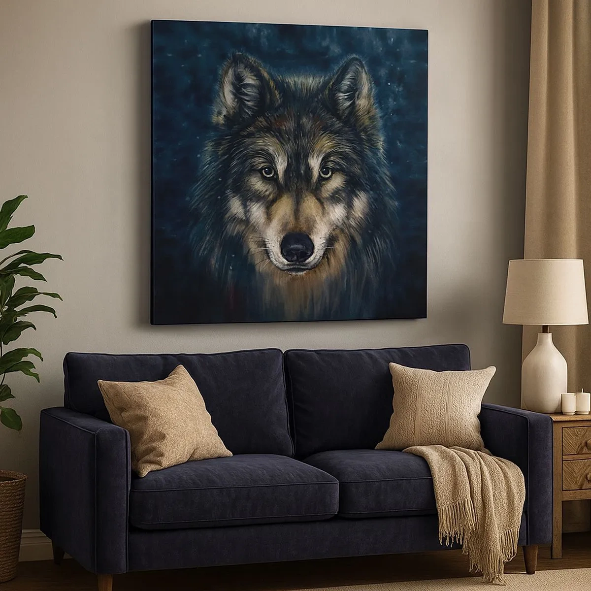 Impression sur toile - Image sur toile - Alpha? Et oméga - 30x30 cm