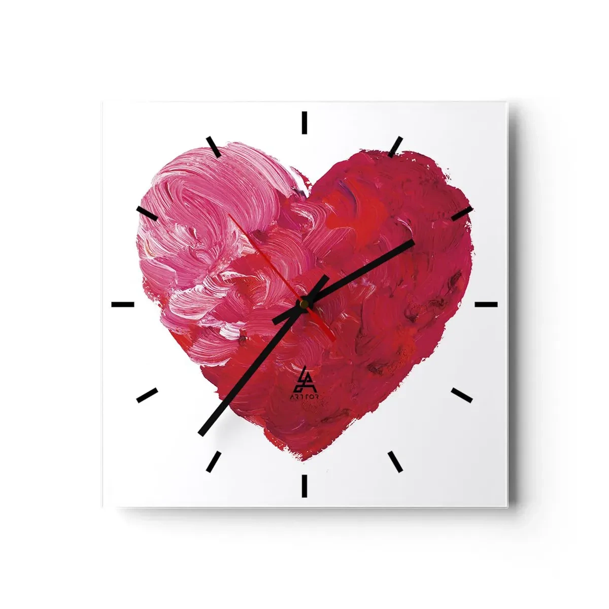 Horloge murale - Pendule murale - All you need is love - 40x40 cm