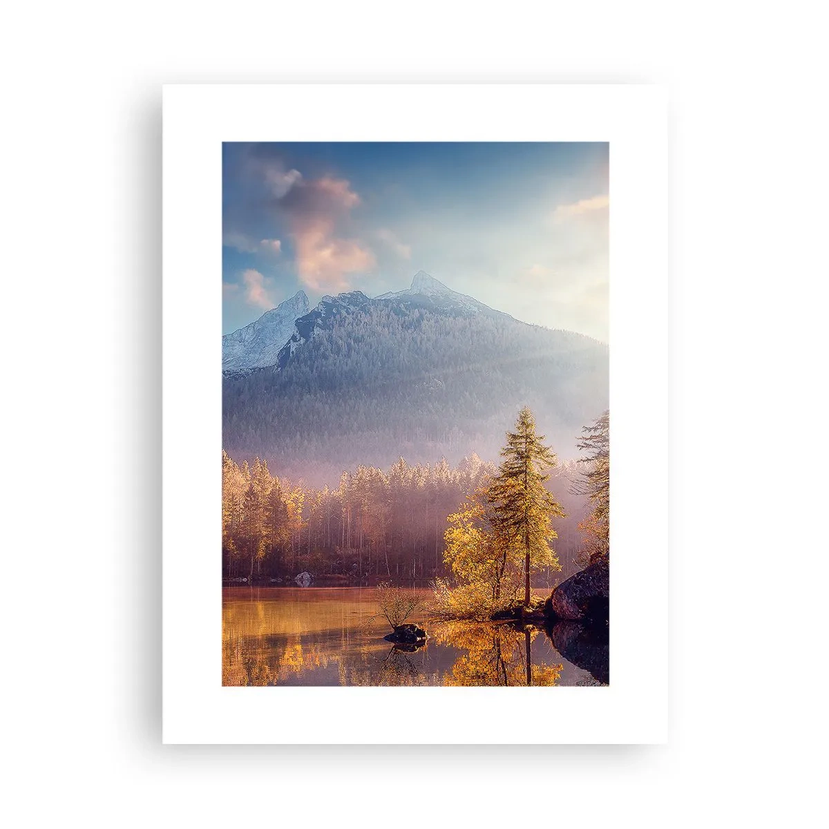 Affiche - Poster - Dans les montagnes et les vallées - 30x40 cm