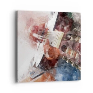 Impression sur toile - Image sur toile - Et qu'en pensez-vous ? - 40x40 cm