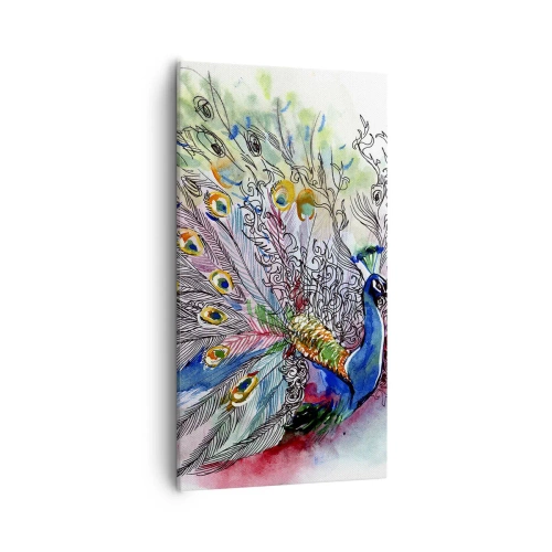 Impression sur toile - Image sur toile - Avec fierté contre la grisaille - 55x100 cm