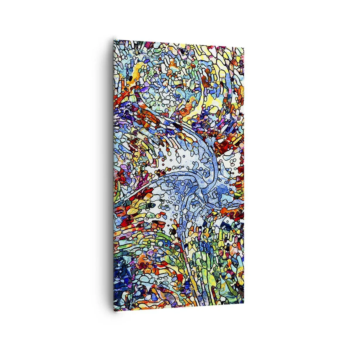 Impression sur toile - Image sur toile - Goutte de vitrail - 65x120 cm