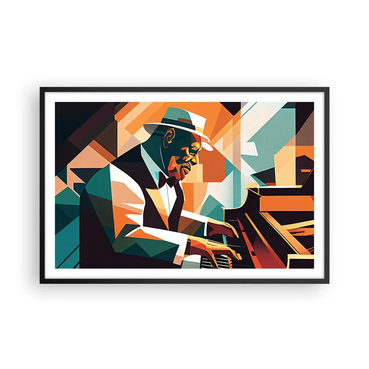 Affiche dans un cadre noir - Poster - C’est tout le jazz - 91x61 cm