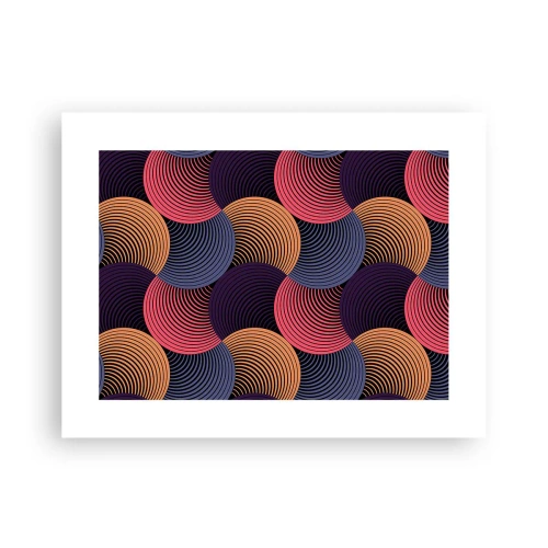 Affiche - Poster - Dans un rythme circulaire - 40x30 cm