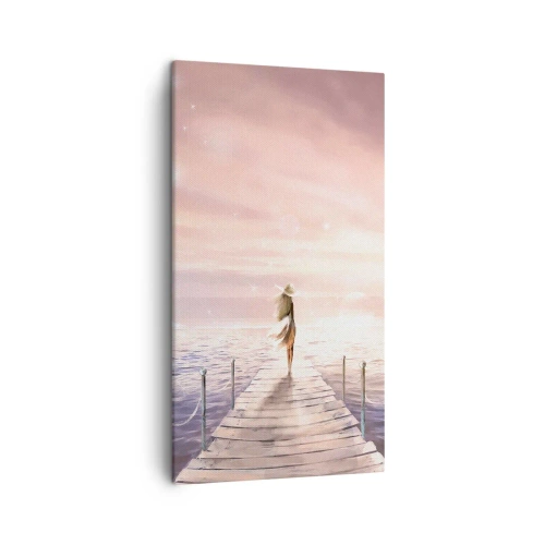Impression sur toile - Image sur toile - A la lumière d'un rêve - 45x80 cm