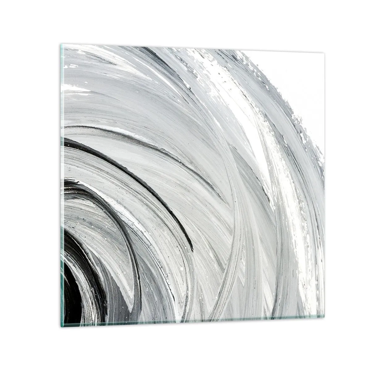 Impression sur verre - Image sur verre - Composition orbitale - 30x30 cm