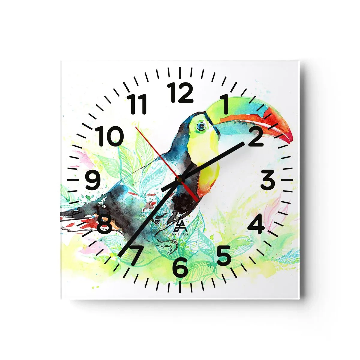 Horloge murale - Pendule murale - Aussi coloré que l'Amérique du Sud - 30x30 cm
